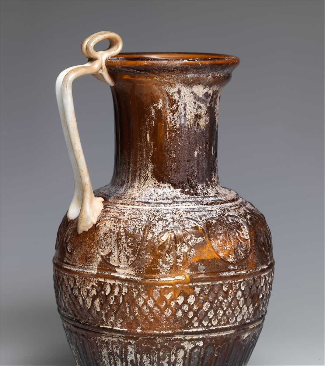 Glass jug, Ennion, Glass, Roman