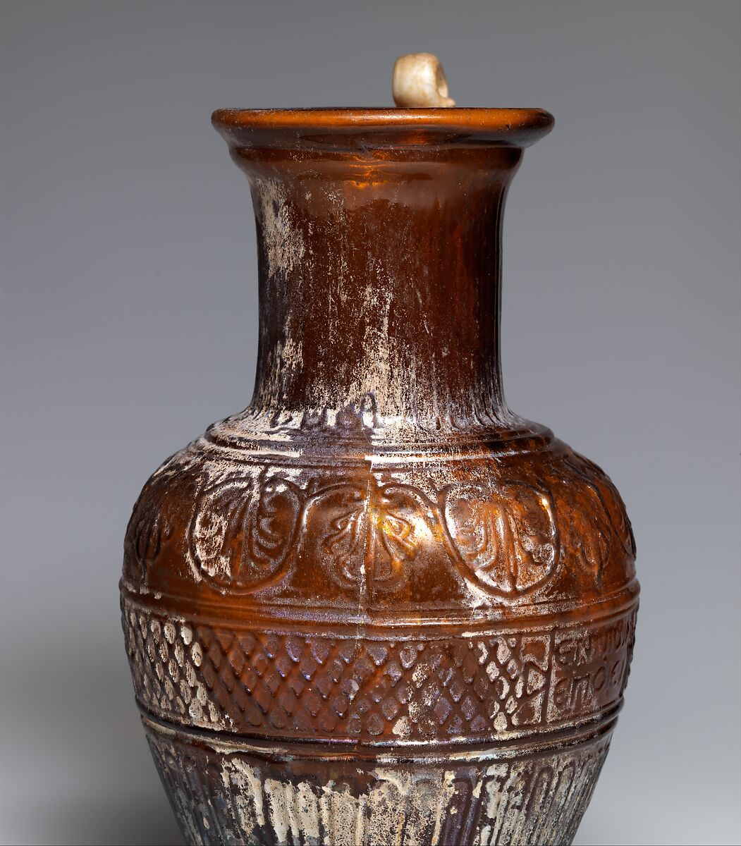 Glass jug, Ennion, Glass, Roman