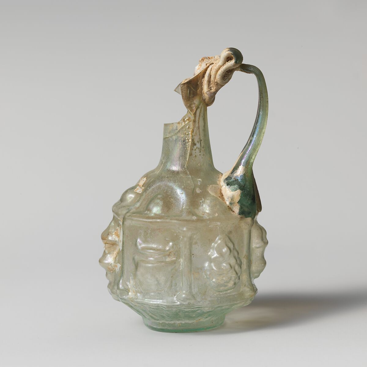 Glass jug, Glass, Roman 