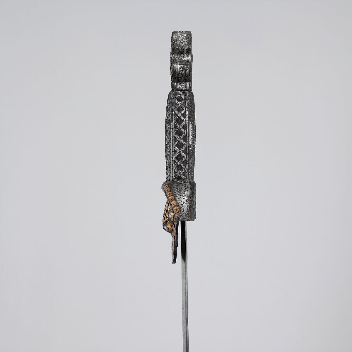 Sword (Ral gri), Iron, steel, gold, silver, Tibetan or Chinese