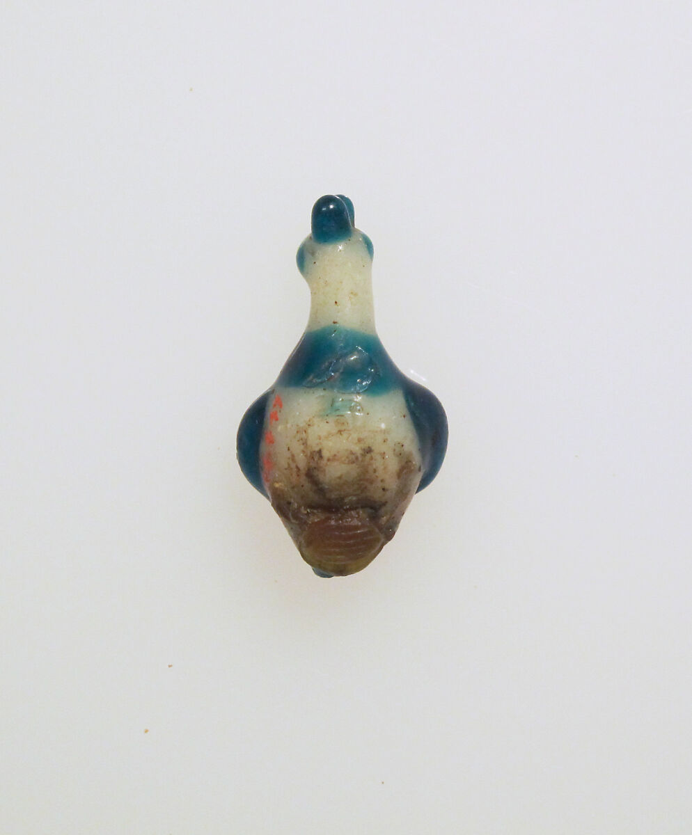 Glass ornament in the form of a bird, Glass, Roman 
