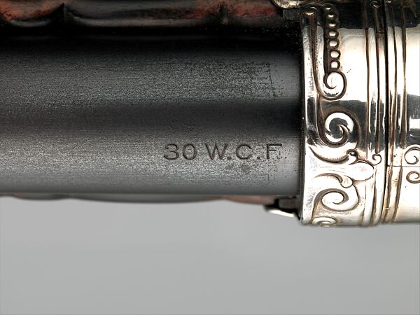 Winchester Model 1894 Takedown Lever Action Rifle, Winchester Repeating Arms Company (American, New Haven, Connecticut, founded 1866), Steel, wood (Makassar ebony), silver, American, New Haven, Connecticut and New York