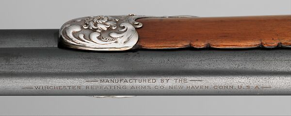Winchester Model 1894 Takedown Lever Action Rifle, Winchester Repeating Arms Company (American, New Haven, Connecticut, founded 1866), Steel, wood (Makassar ebony), silver, American, New Haven, Connecticut and New York