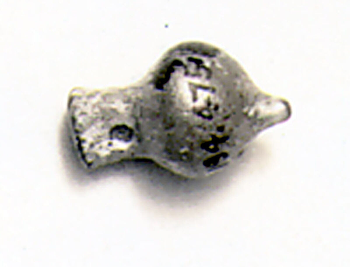 Pendant in the form of a vase, Glass, Roman