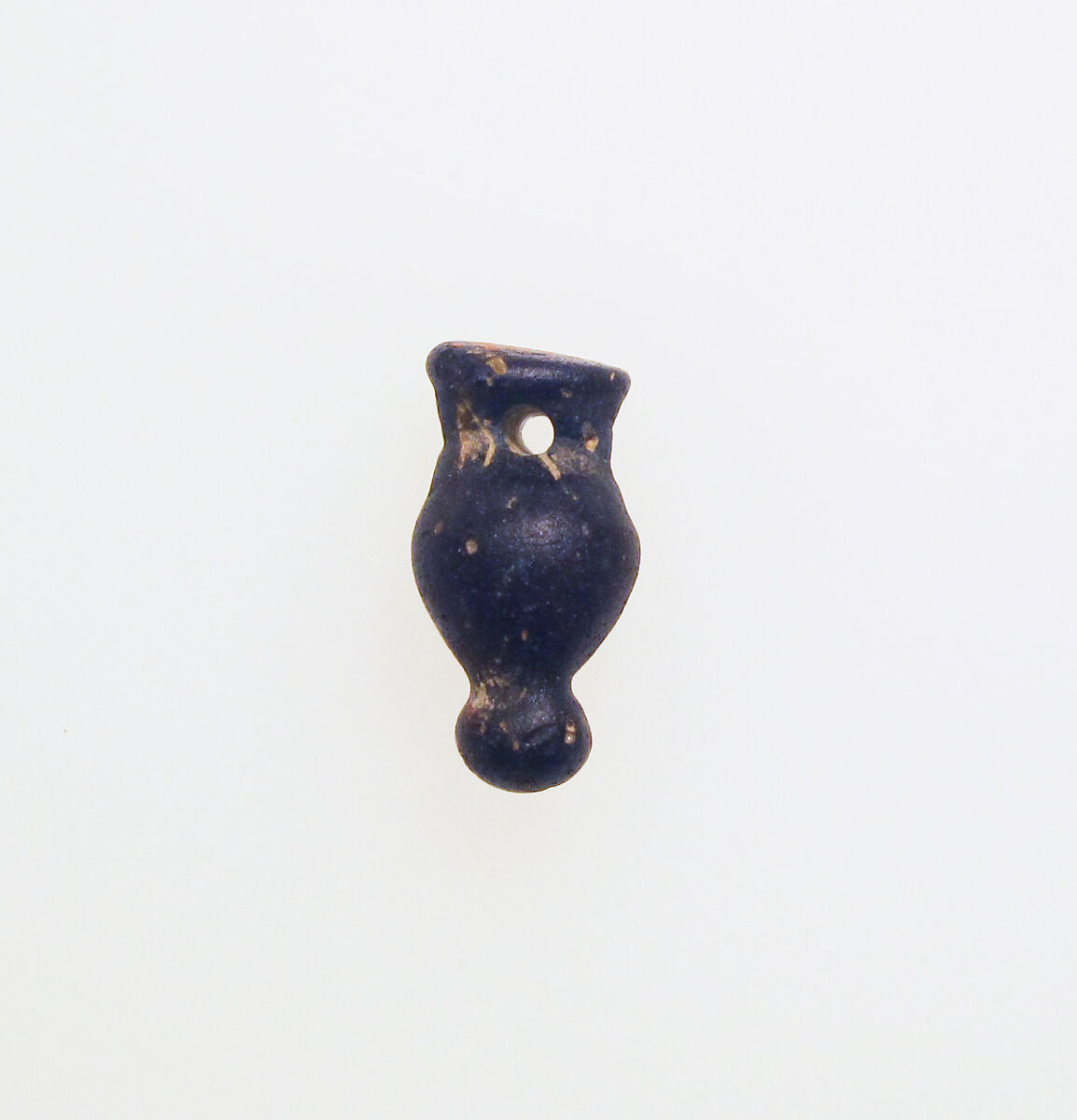Glass pendant in the form of an amphora, Glass, Phoenician? 