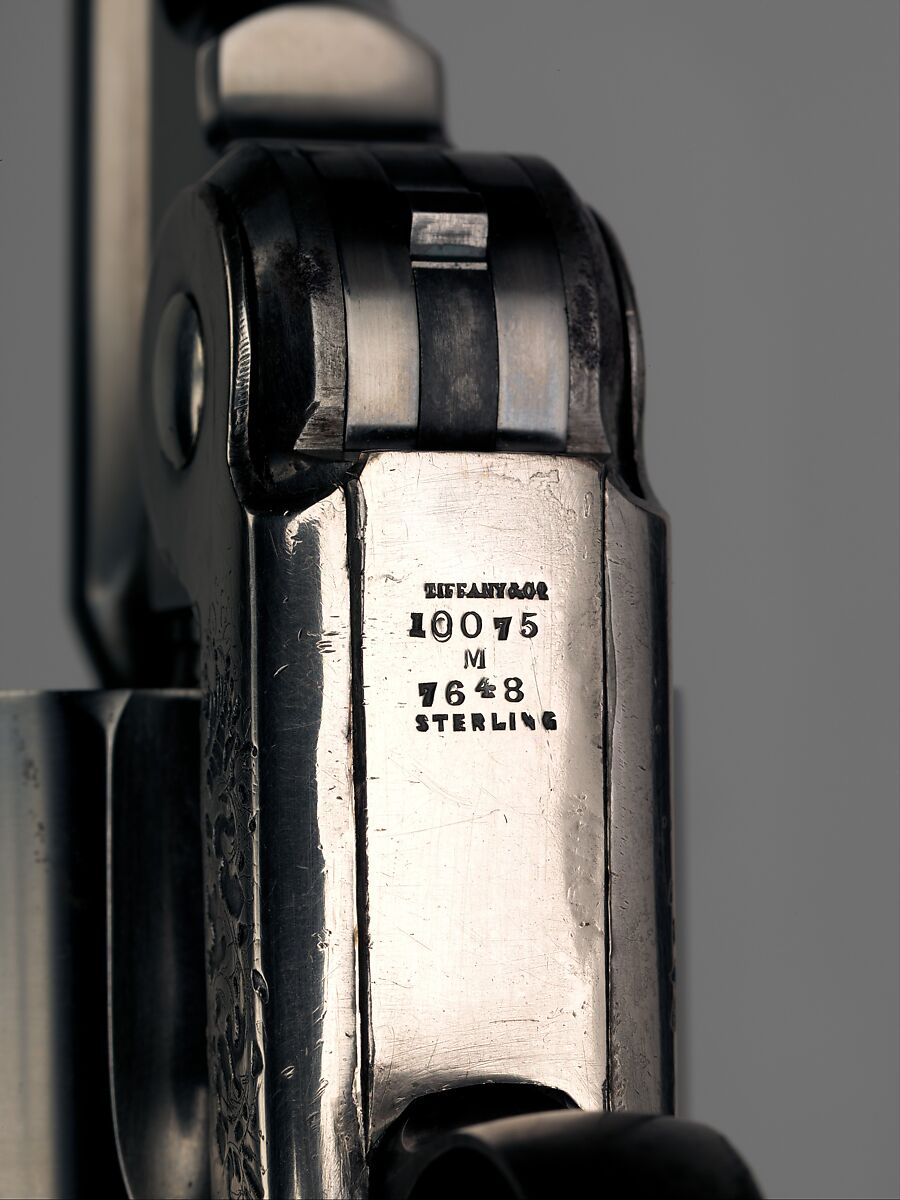 Smith and Wesson .44 New Model No. 3 Single-Action Revolver, serial no. 25120, Smith &amp; Wesson (American, established 1852), Steel, silver, nickel, American, Springfield, Massachusetts and New York