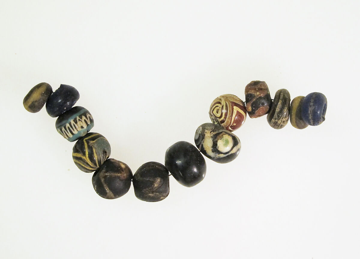 Beads, 13, Glass, Roman 