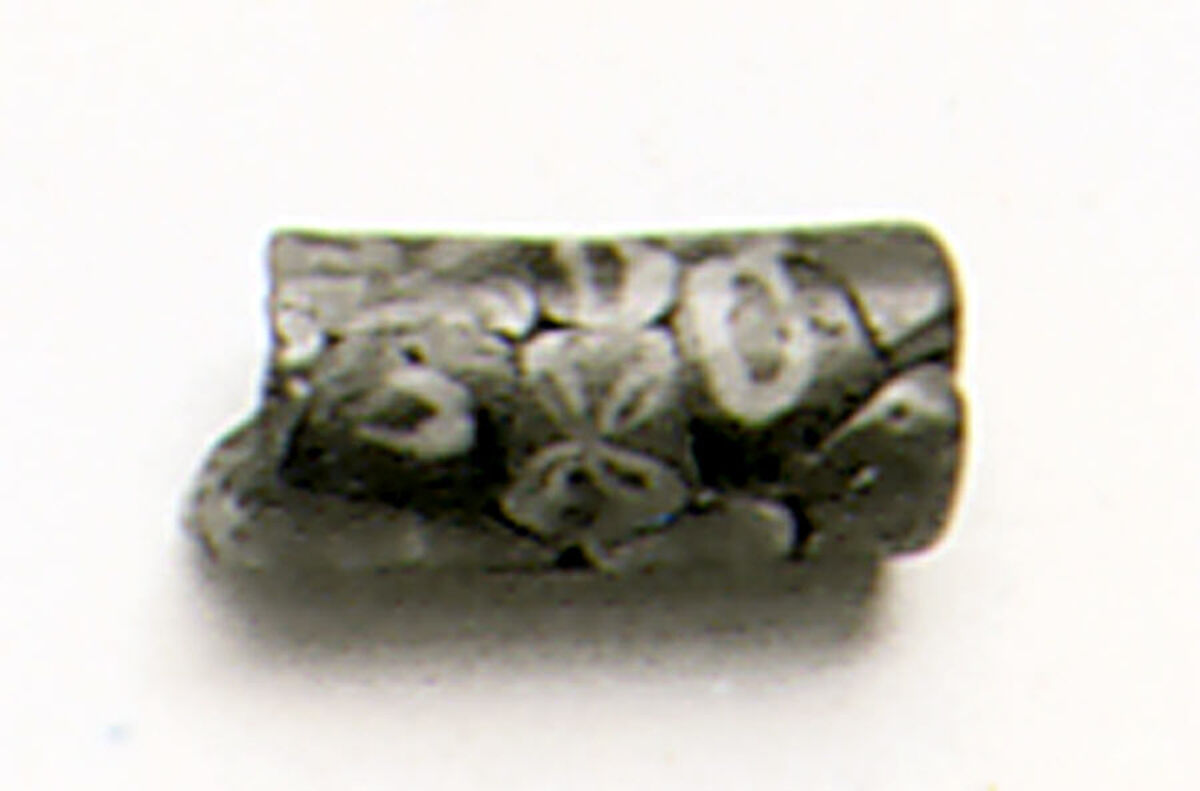 Glass mosaic bead, Glass, Roman, Egyptian