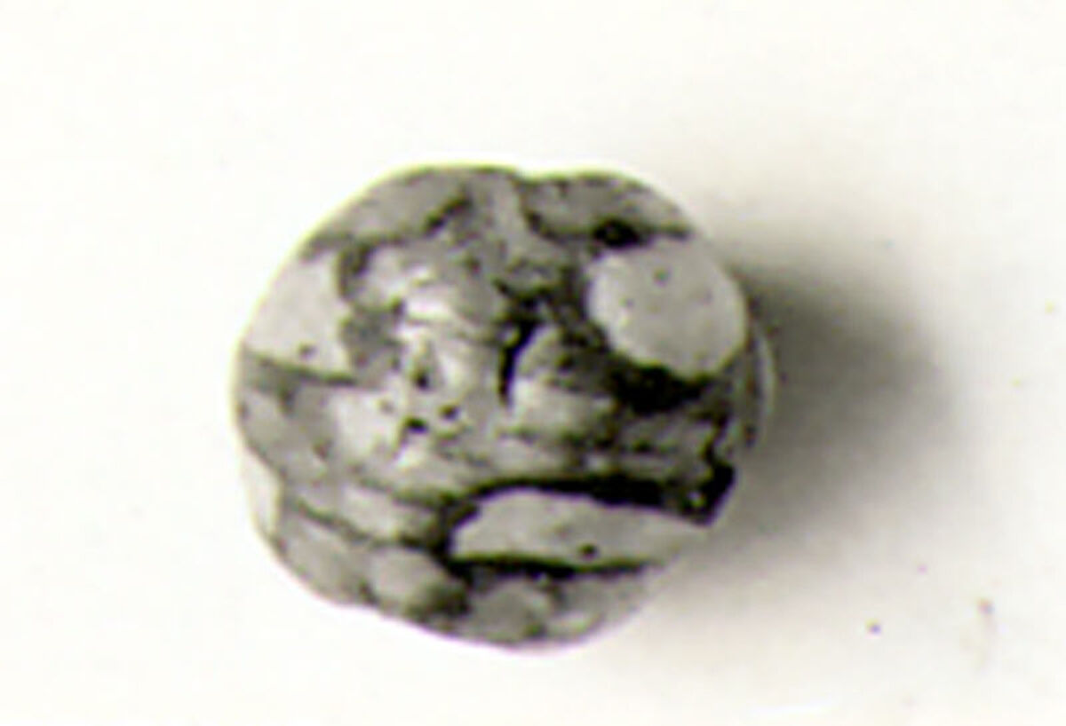 Glass mosaic bead, Glass, Roman, Egyptian