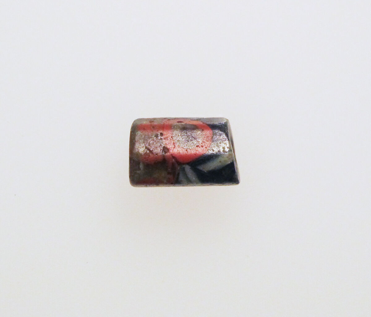 Glass mosaic bead, Glass, Roman, Egyptian 