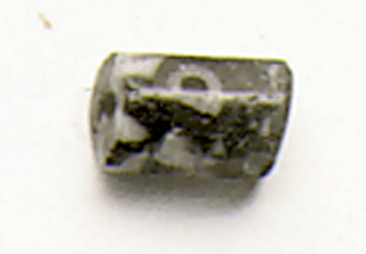 Glass mosaic bead, Glass, Roman, Egyptian