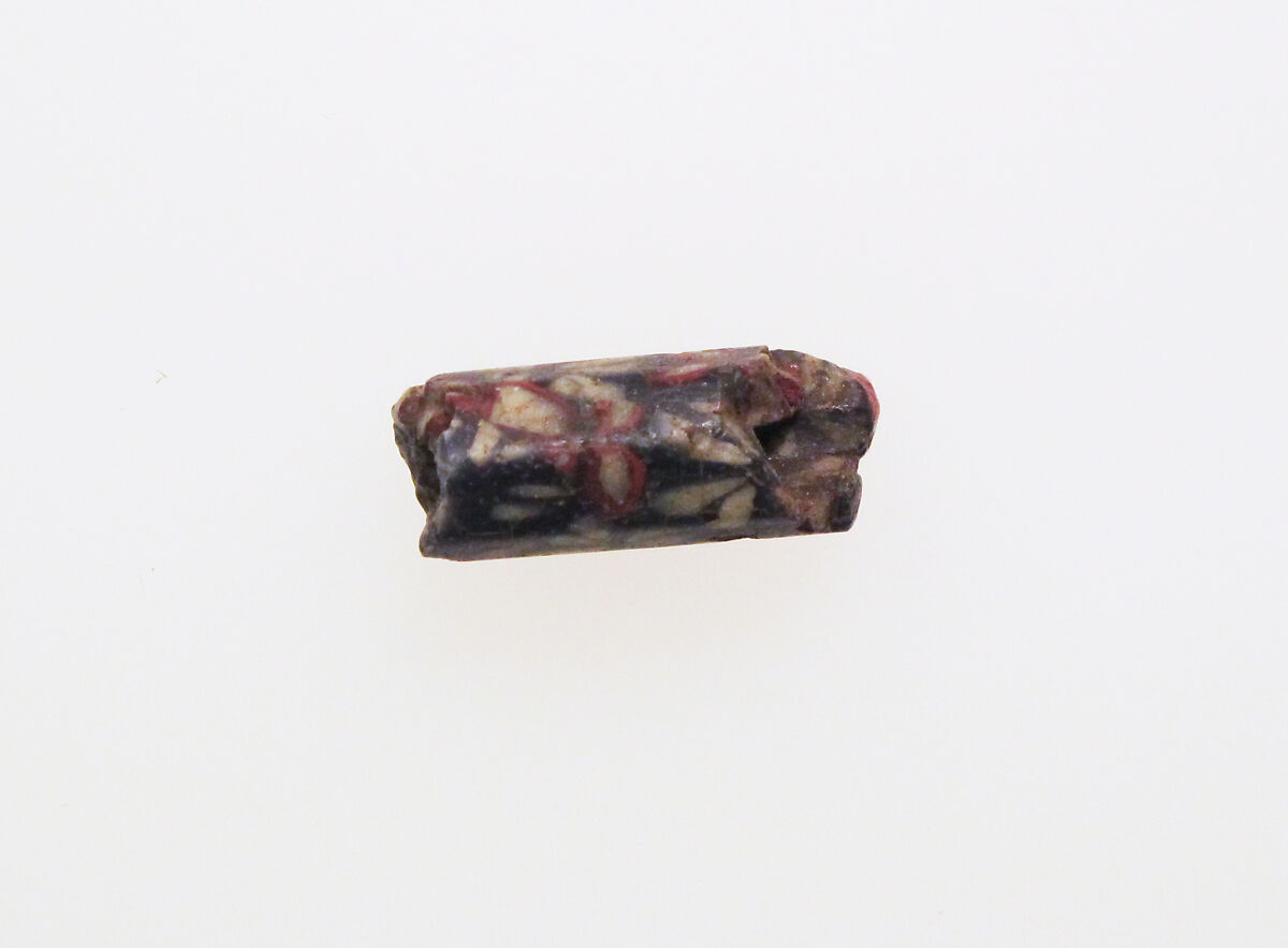 Glass mosaic bead, Glass, Roman, Egyptian 