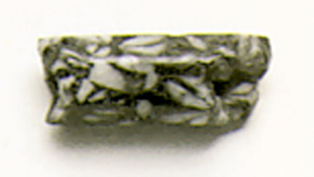 Glass mosaic bead, Glass, Roman, Egyptian