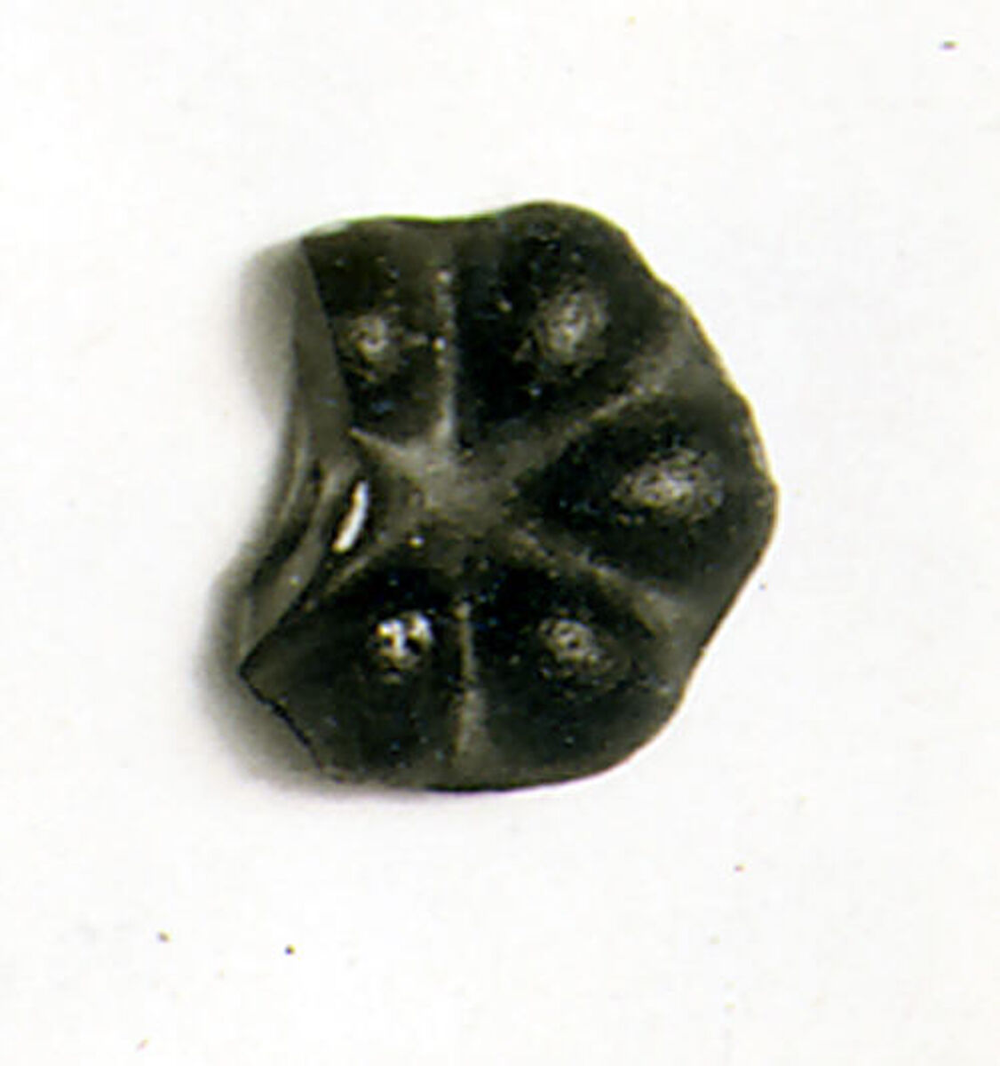 Glass bead in the form of a rosette, Glass, Roman