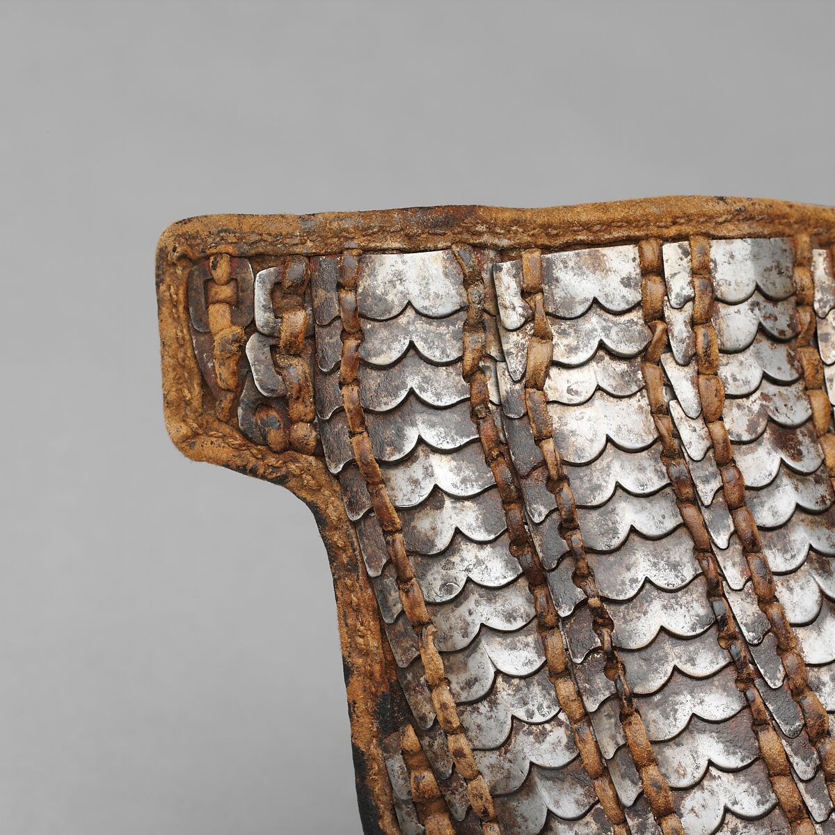 Shoulder or Knee Defense, Leather, iron, Tibetan or Mongolian