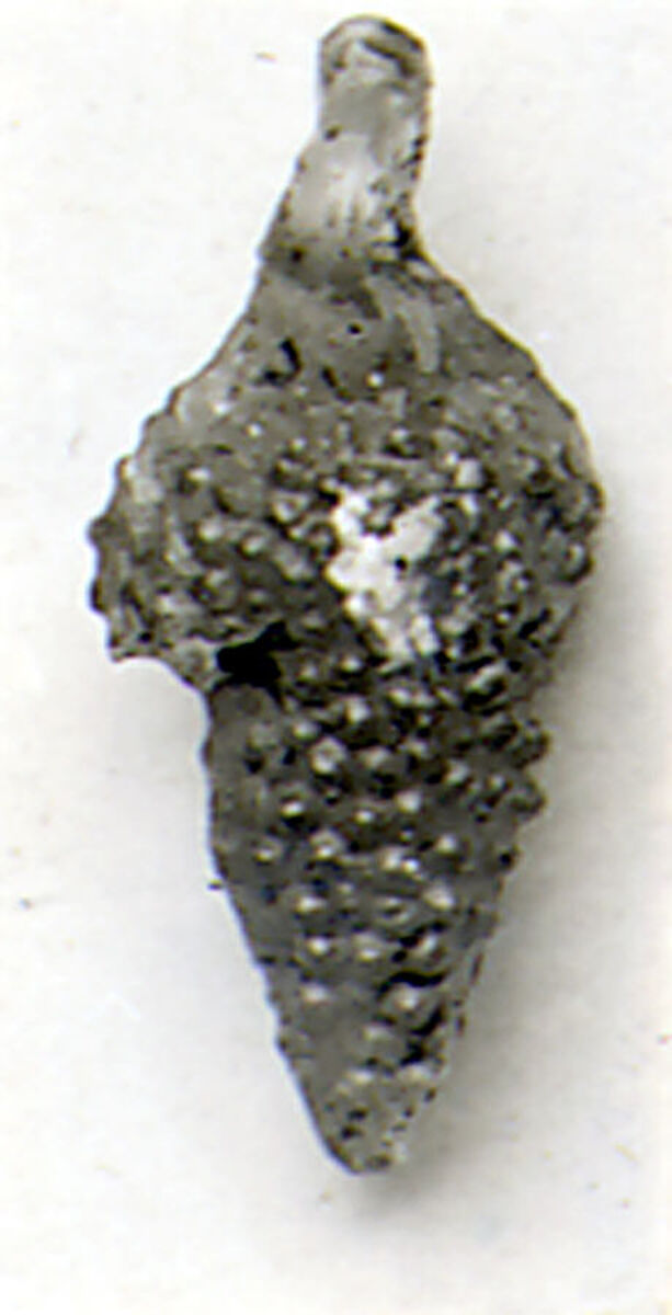 Glass pendant in the form of a bunch of grapes, Glass, Greek, Eastern Mediterranean