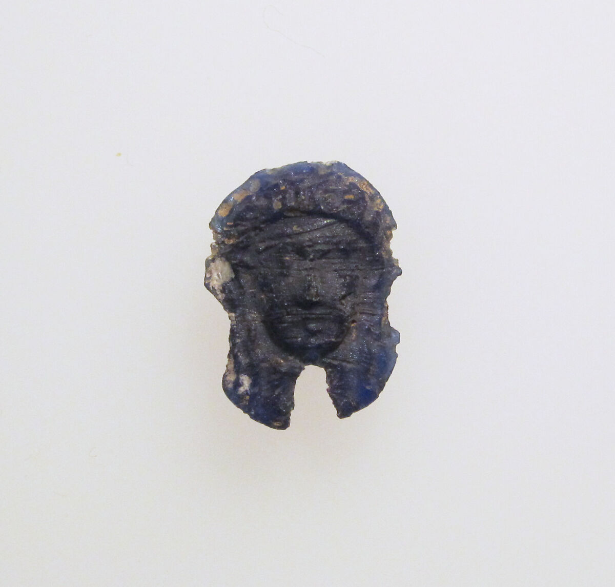 Glass double-headed pendant, Glass, Punic 