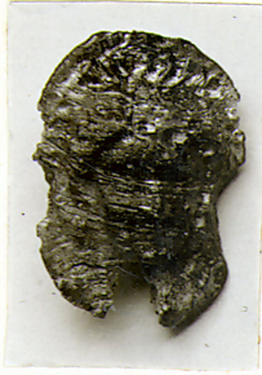 Glass double-headed pendant, Glass, Punic