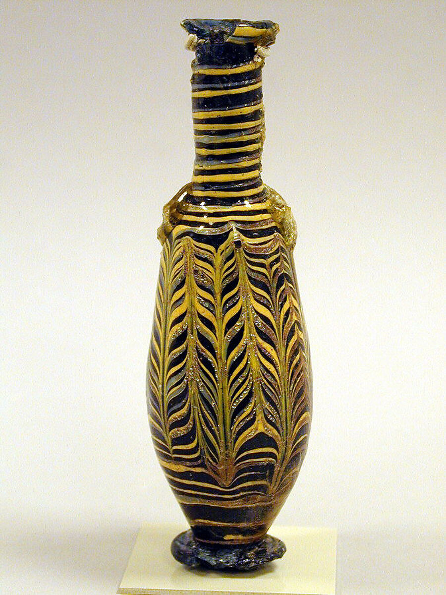 Glass amphoriskos (perfume bottle), Glass, Greek, Eastern Mediterranean