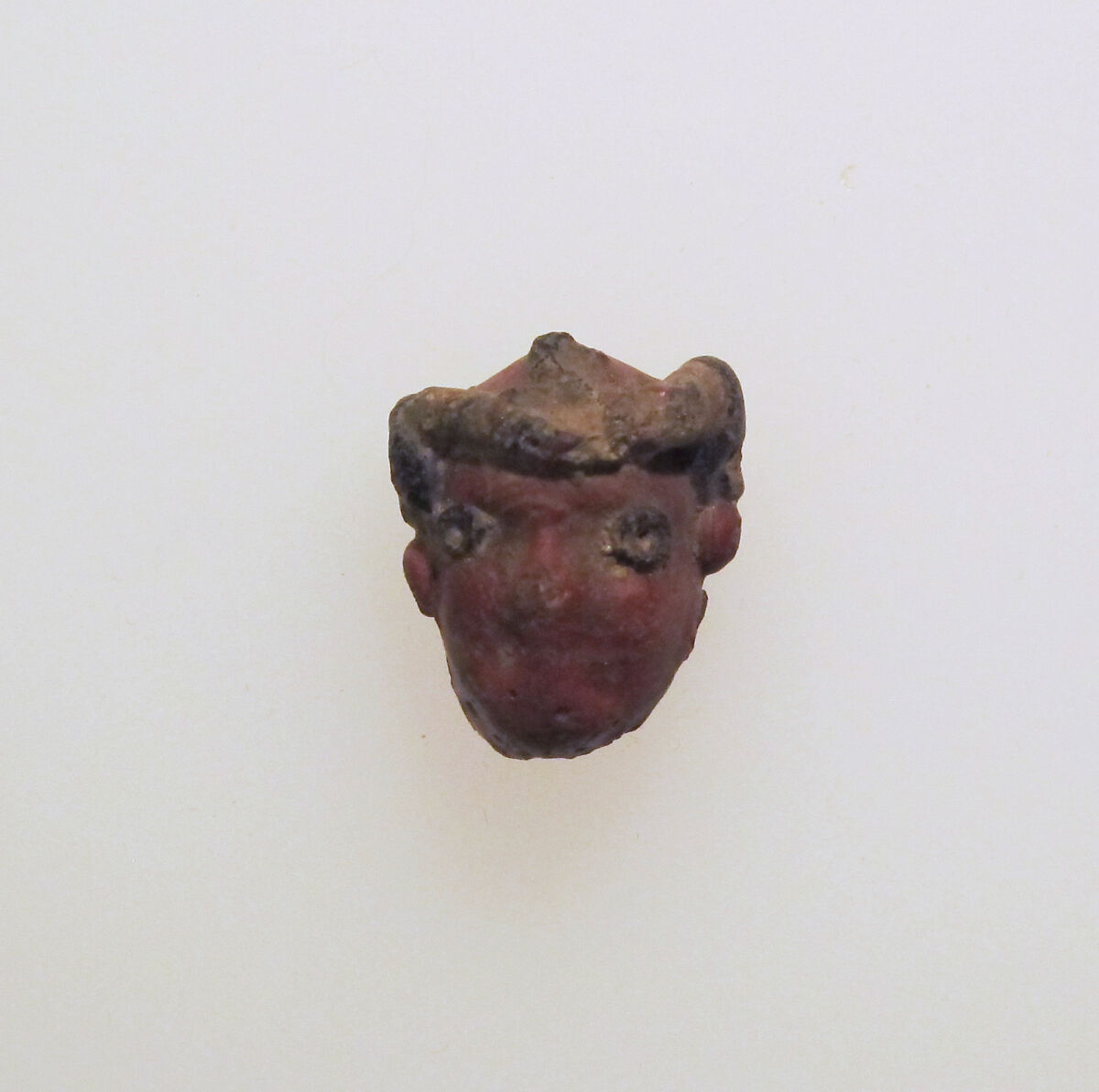 Glass head pendant, Glass, Phoenician or Carthaginian 