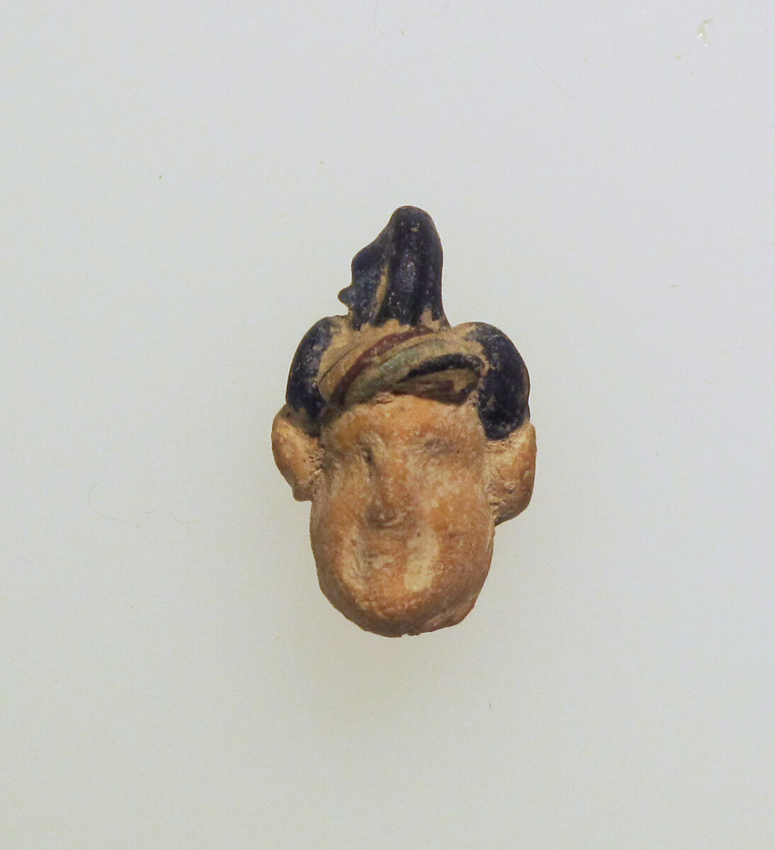Glass head pendant, Glass, Carthaginian or Eastern Mediterranean 