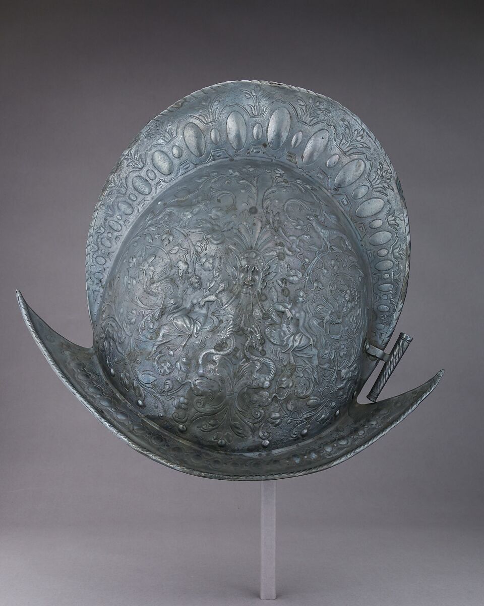 Electrotype Reproduction of a 16th Century Italian Morion, Probably copper alloy, British