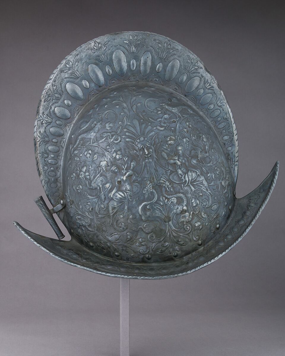 Electrotype Reproduction of a 16th Century Italian Morion, Probably copper alloy, British