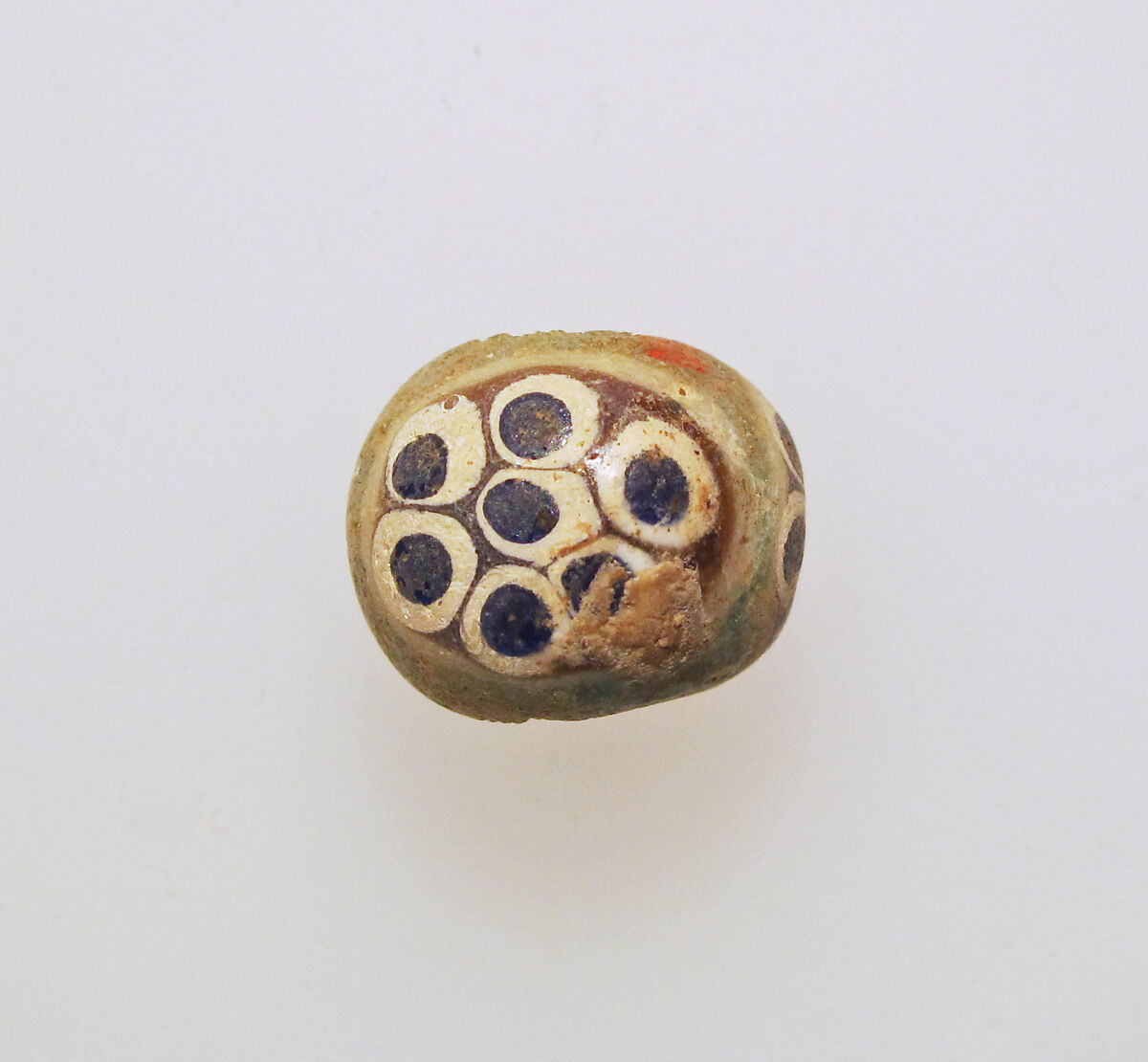 Glass compound eye bead, Glass, Greek, Eastern Mediterranean 