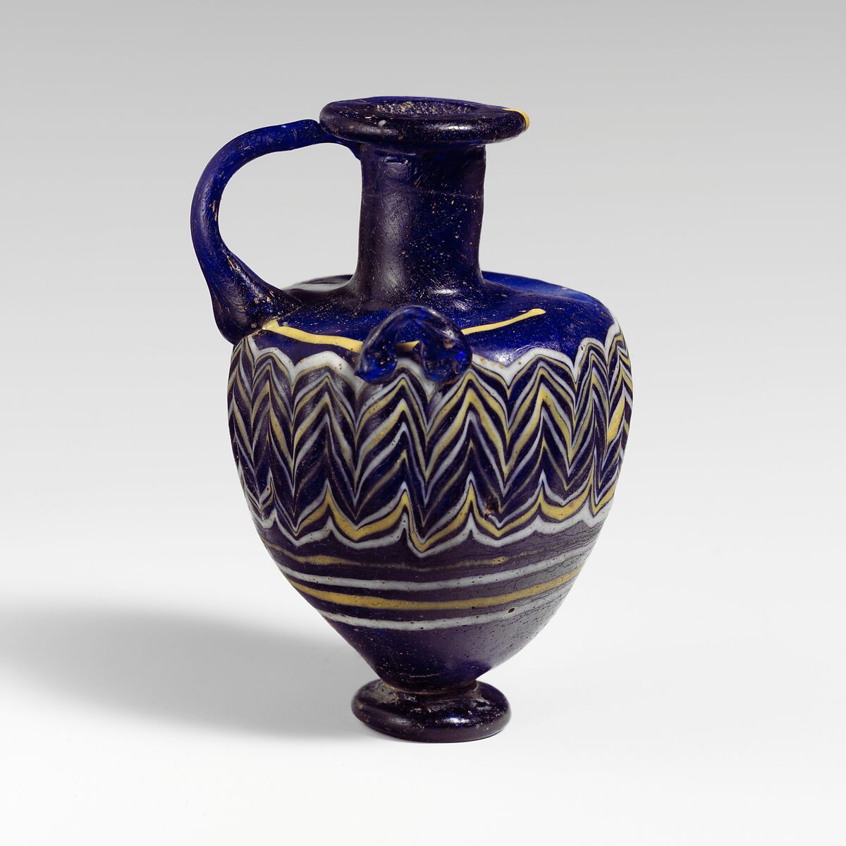 Glass hydriske (perfume bottle), Glass, Greek, Eastern Mediterranean 