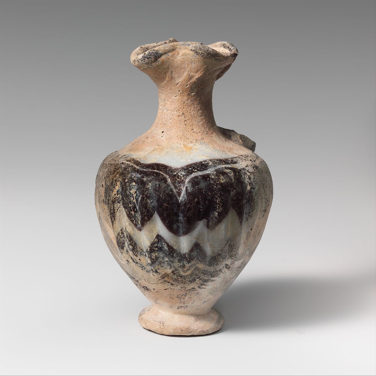 Glass oinochoe (perfume jug), Glass, Greek, Eastern Mediterranean 