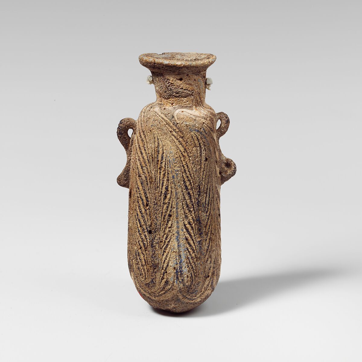 Glass alabastron (perfume bottle), Glass, Greek, Eastern Mediterranean 