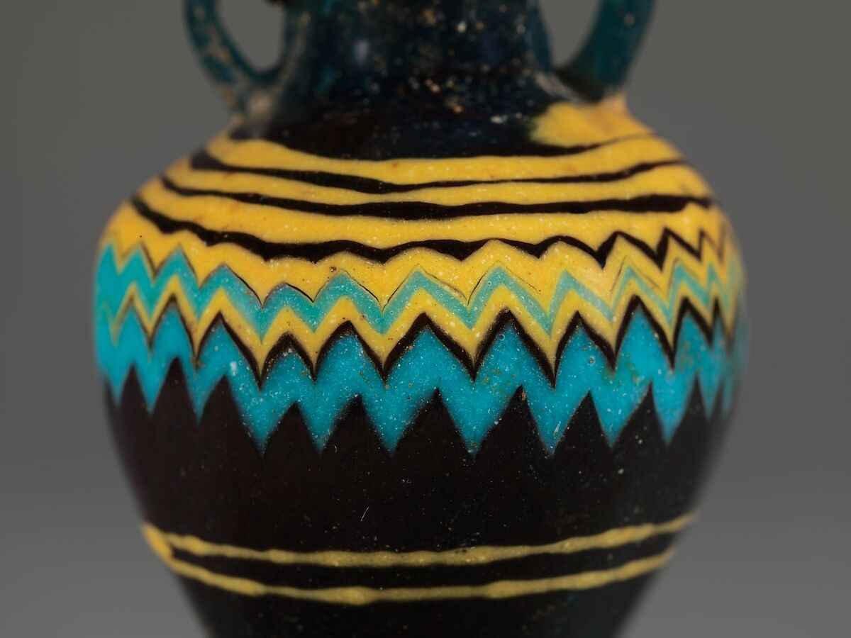 Glass amphoriskos (perfume bottle), Glass, Greek, Eastern Mediterranean
