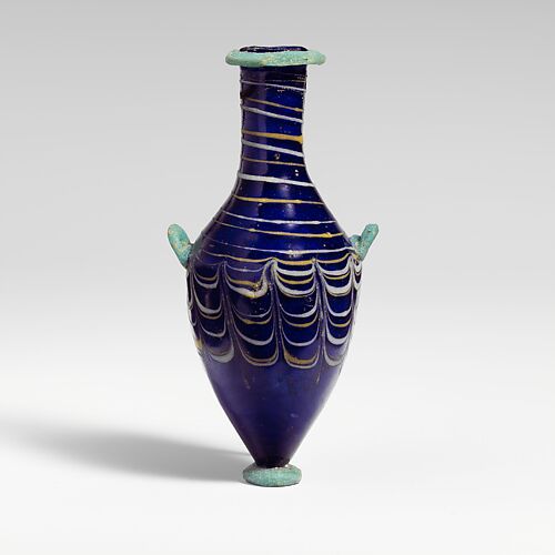 Glass unguentarium (perfume bottle)