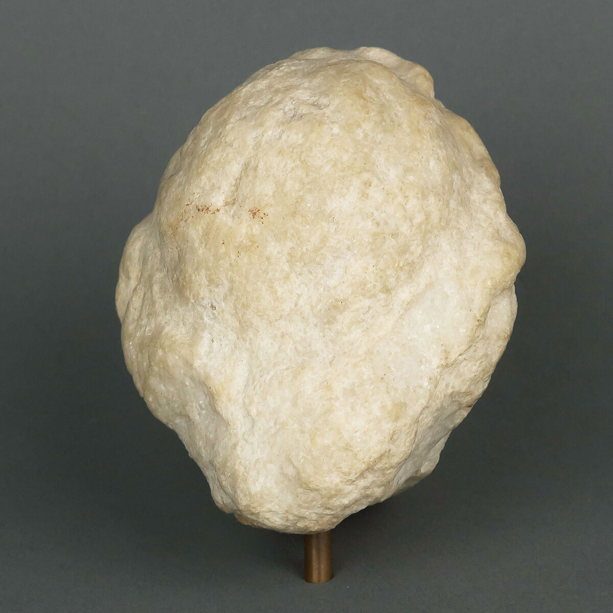 Head of a marble statuette of Asklepios, Marble, Island, Roman