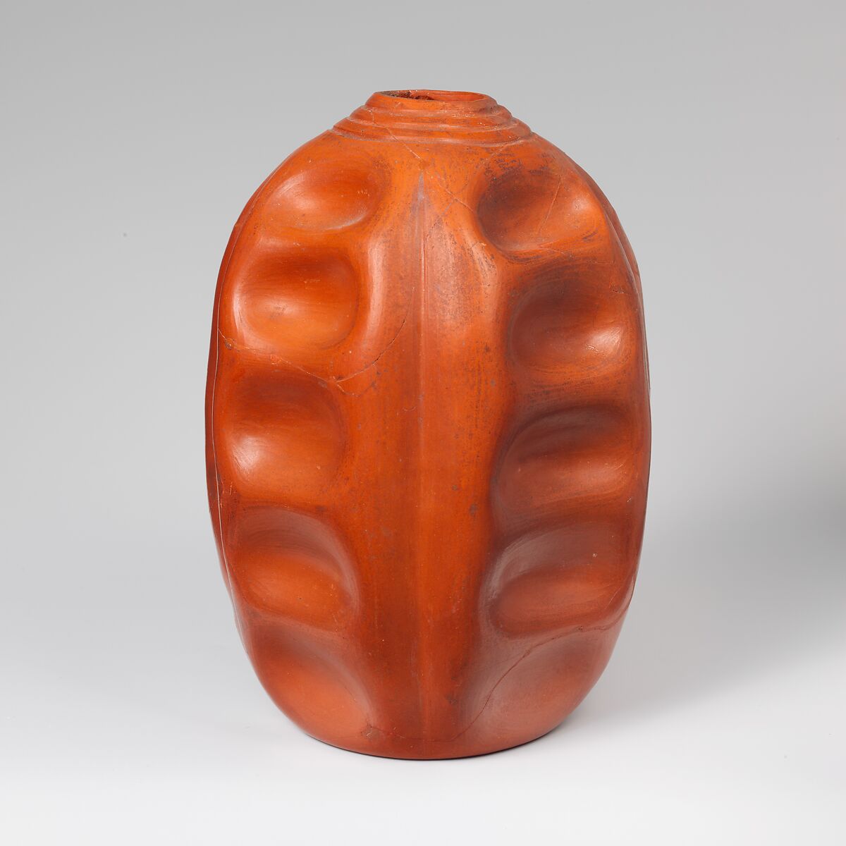 Terracotta flask, Terracotta, Roman 