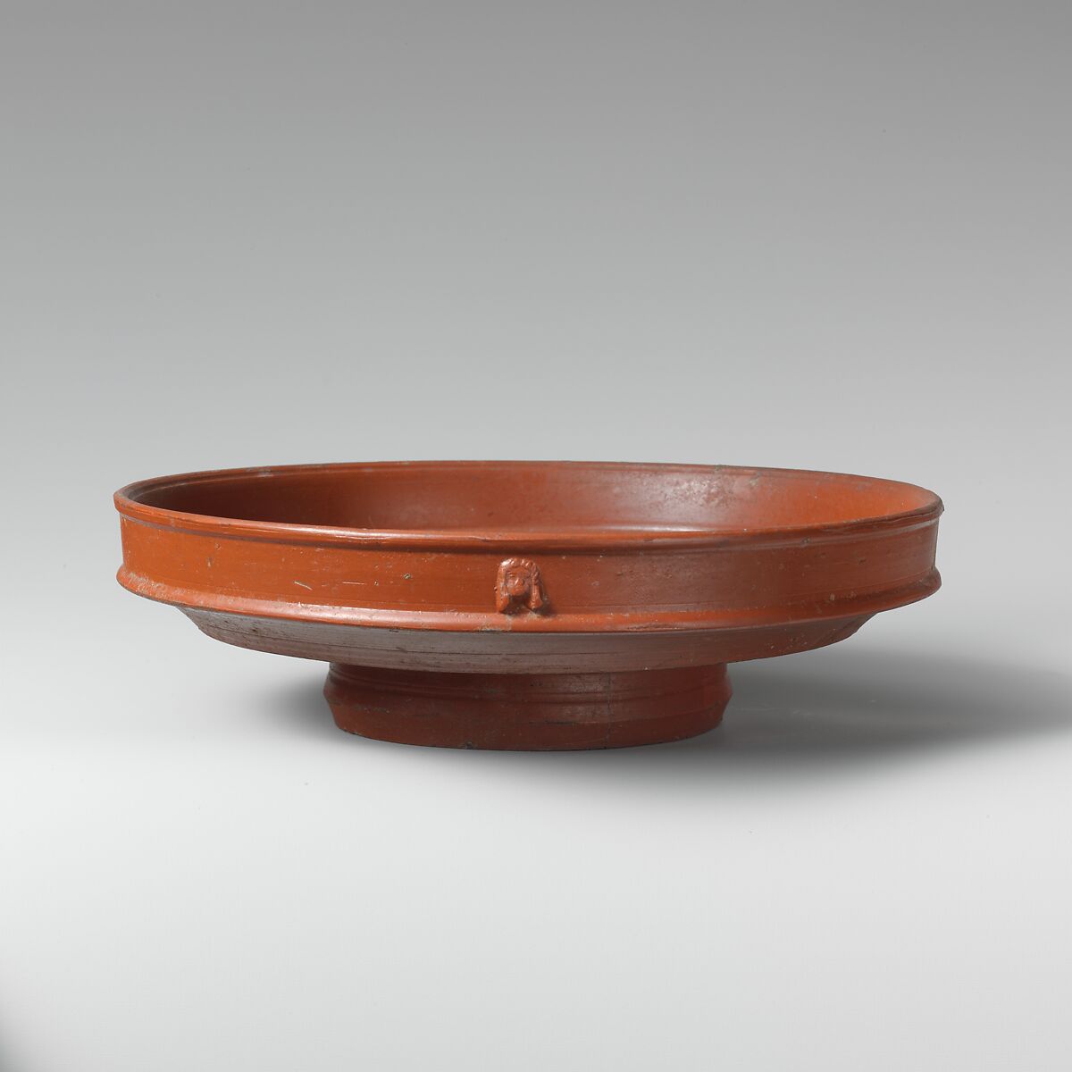 Terracotta plate, Terracotta, Roman 