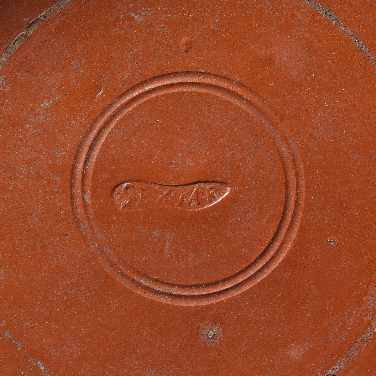 Terracotta plate, Terracotta, Roman