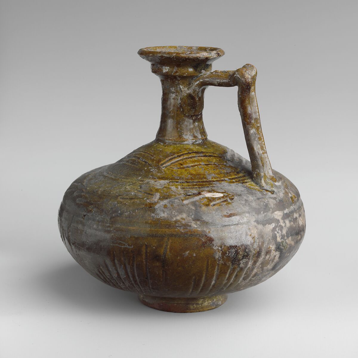 Terracotta jug, Terracotta, Roman 