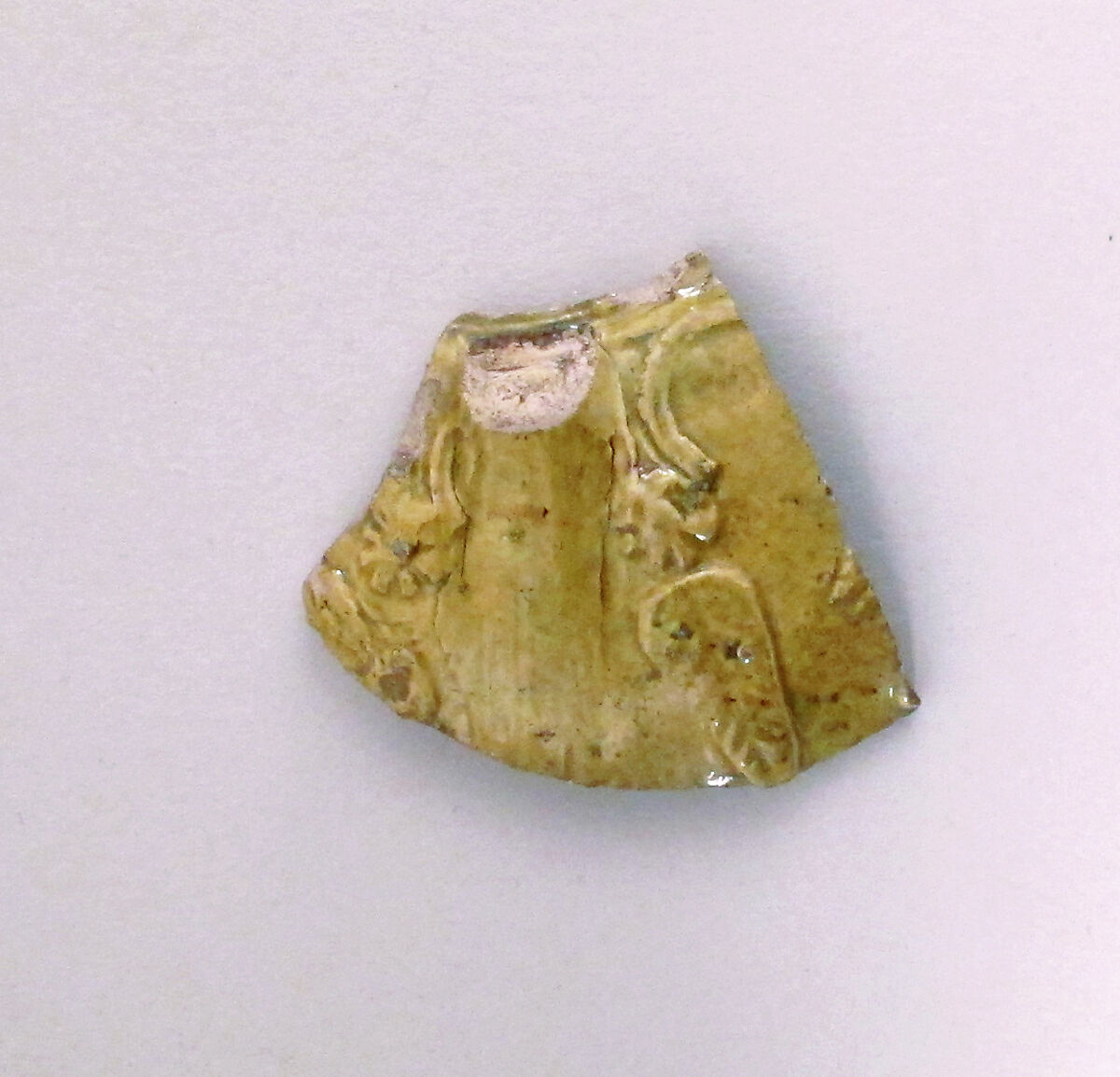 Vase fragment, Terracotta, Roman