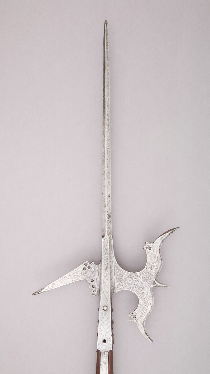 Halberd, Steel, wood, textile, Italian, Venice