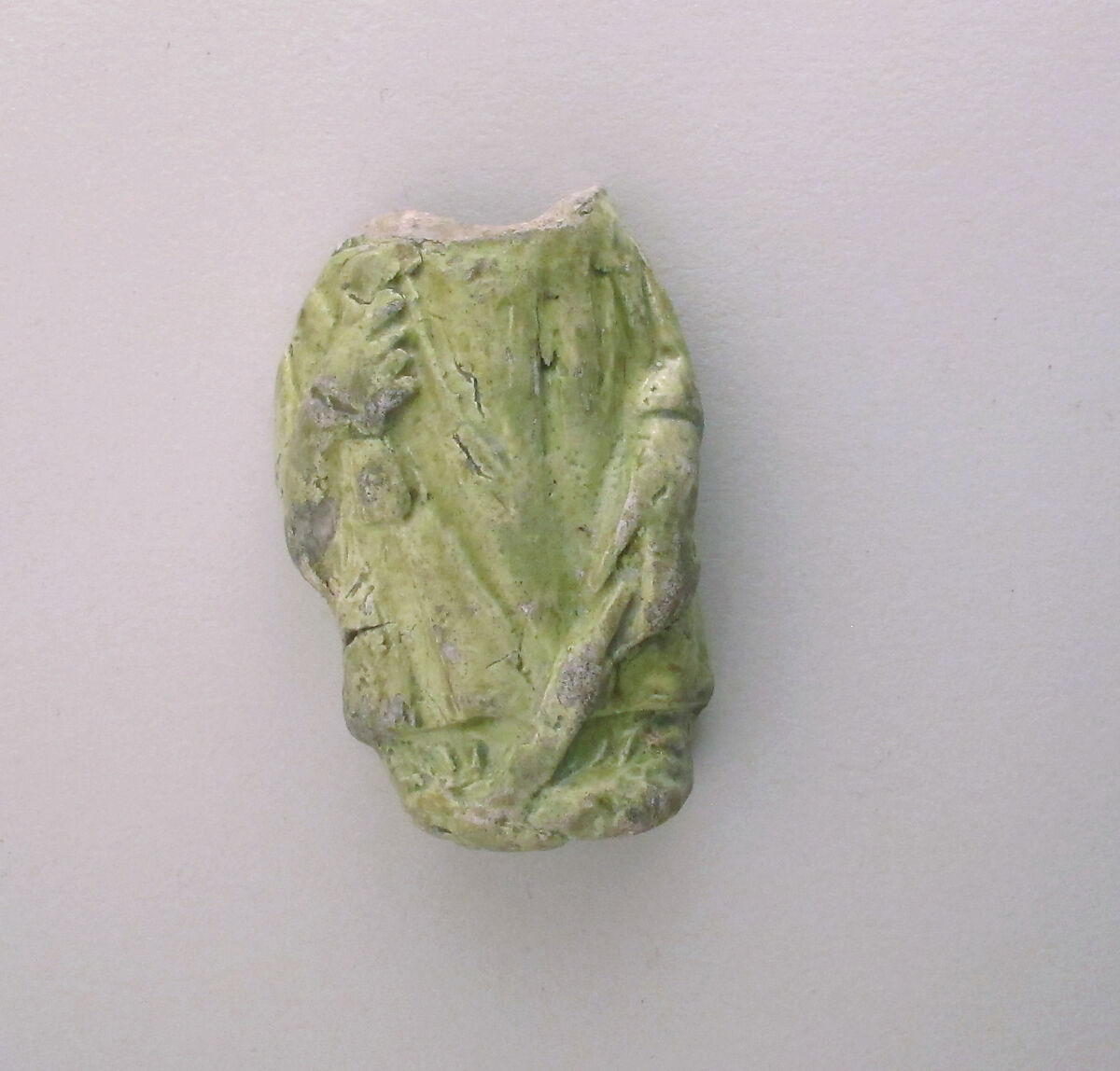 Vase fragment, Terracotta, Roman 