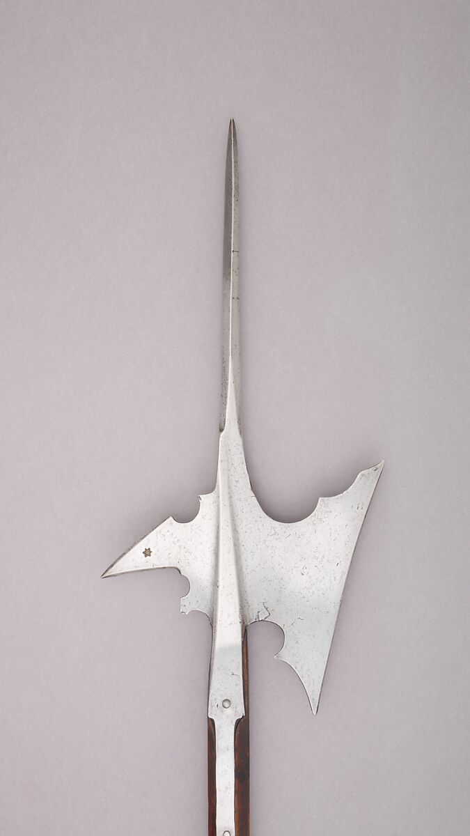 Halberd, Steel, wood, probably German