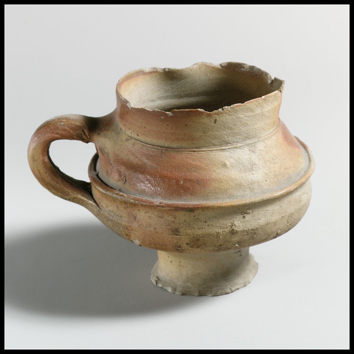 Jug, Terracotta, Roman ?