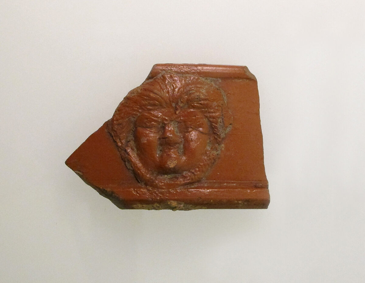 Arretine ware fragment, Terracotta, Roman 