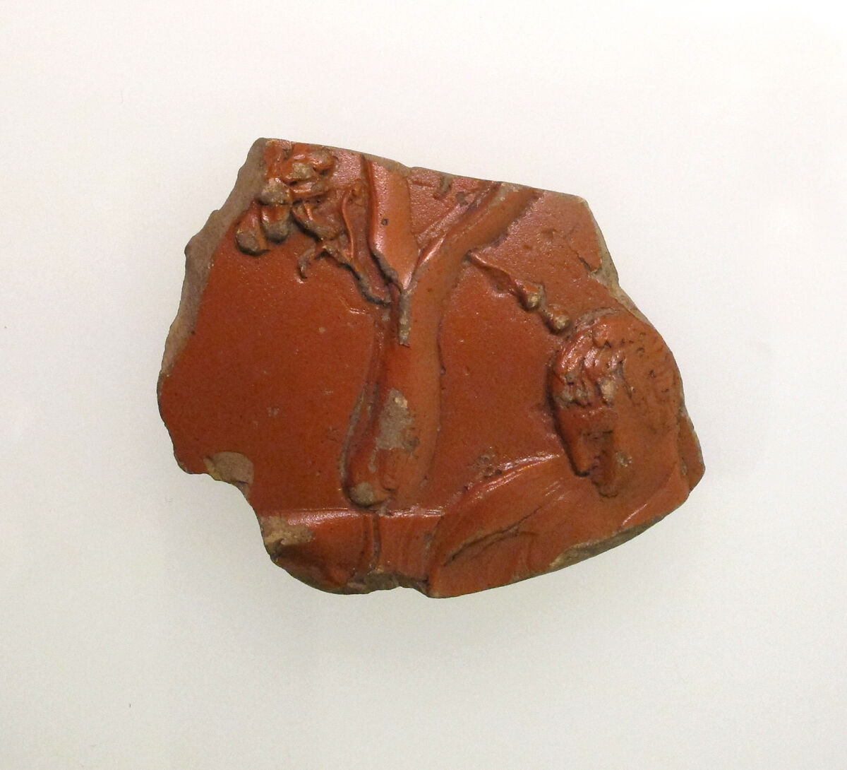 Vase Fragment, Terracotta, Roman 