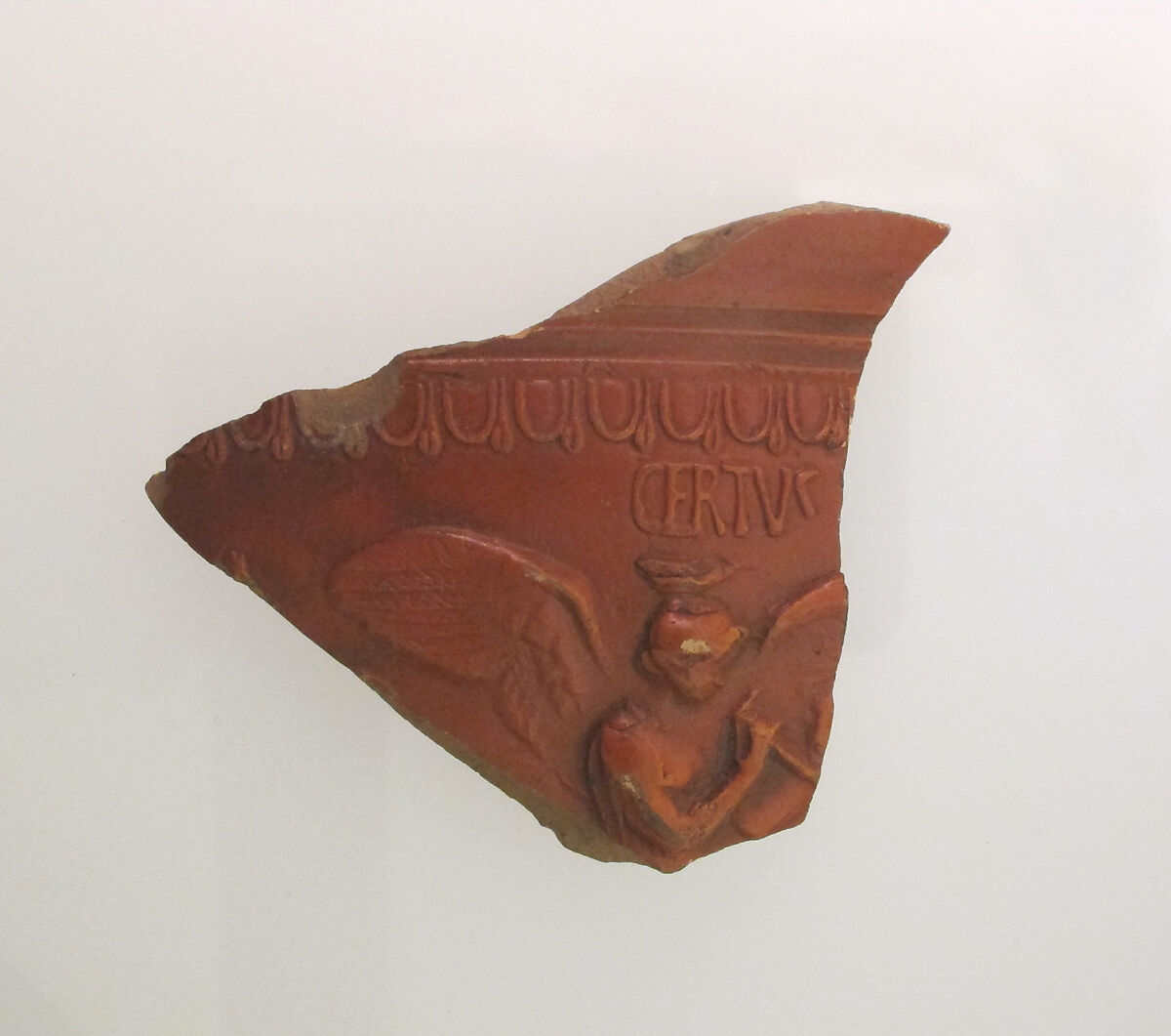 Vase Fragment, Terracotta, Roman 