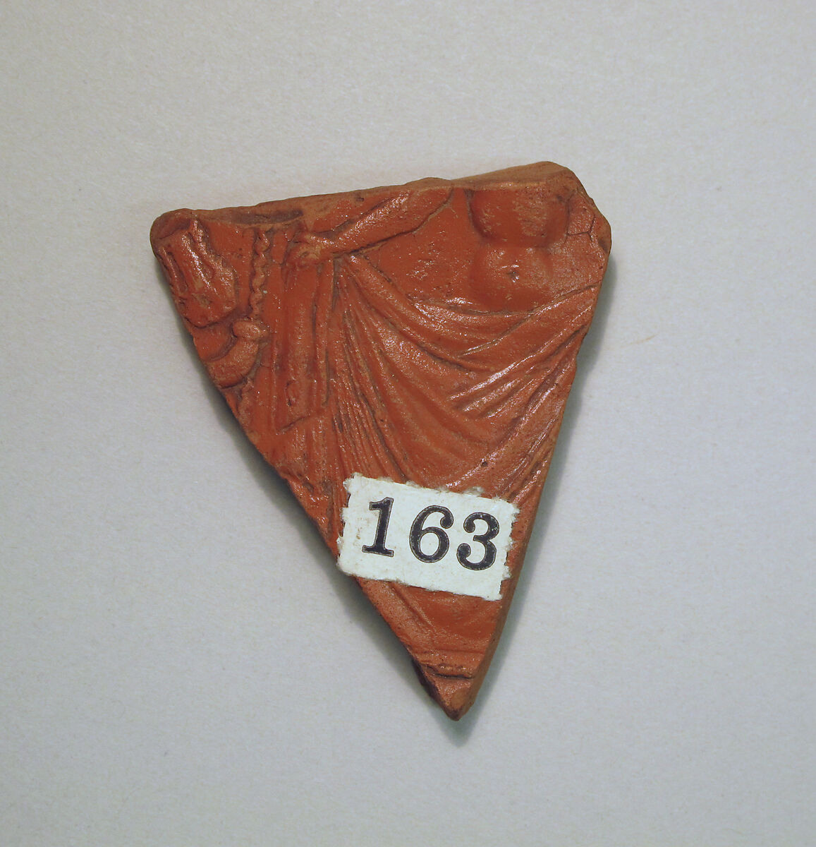 Vase fragment, Terracotta, Roman, Gaul 