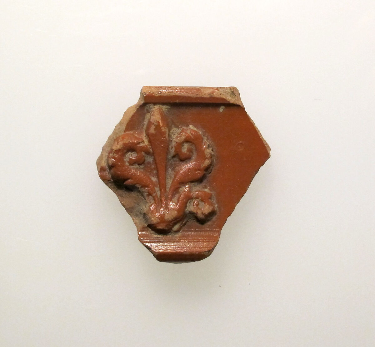 Vase fragment, Terracotta, Roman 