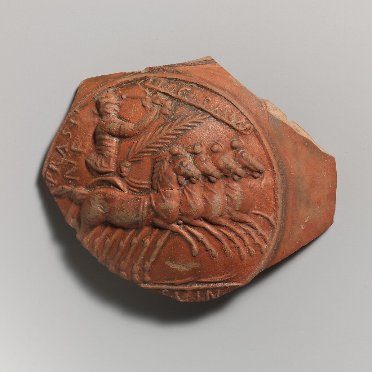 Terracotta medallion, Terracotta, Roman 