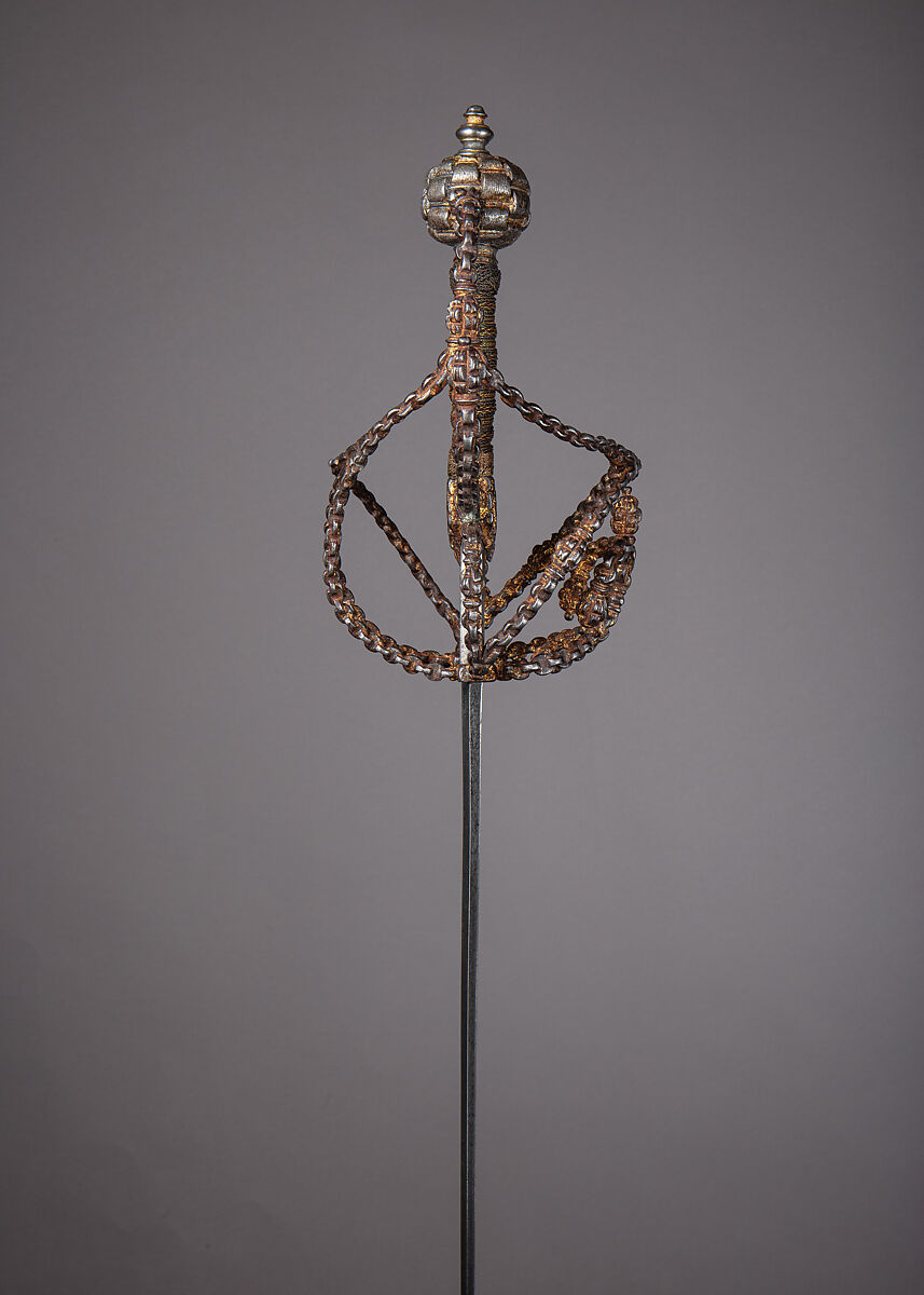 Rapier, Steel, iron, copper wire, Italian